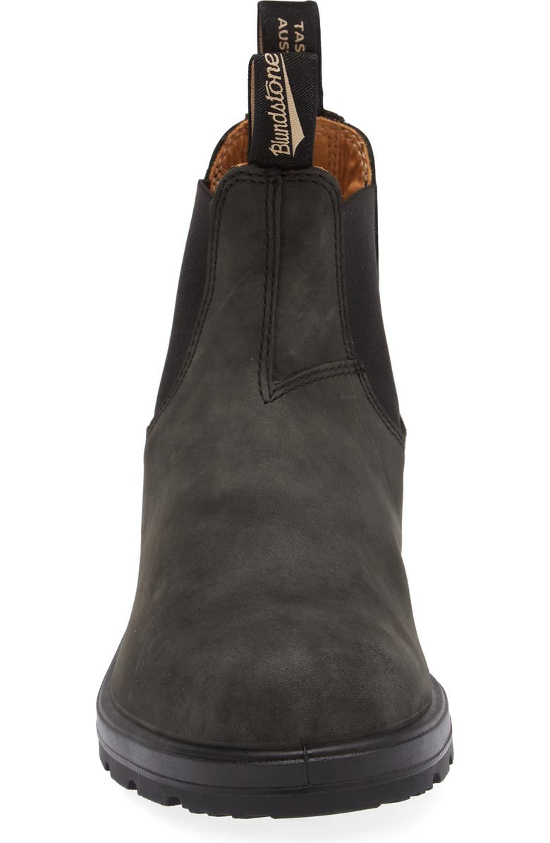 Blundstone Footwear Classic 587 Water Resistant Chelsea Boot, Alternate, color, Rustic Black