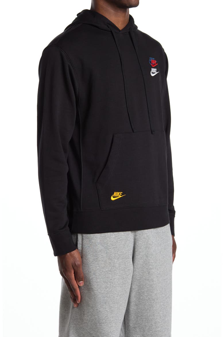 Sportswear Essentials Hoodie, Alternate, color, BLACK/ BLACK