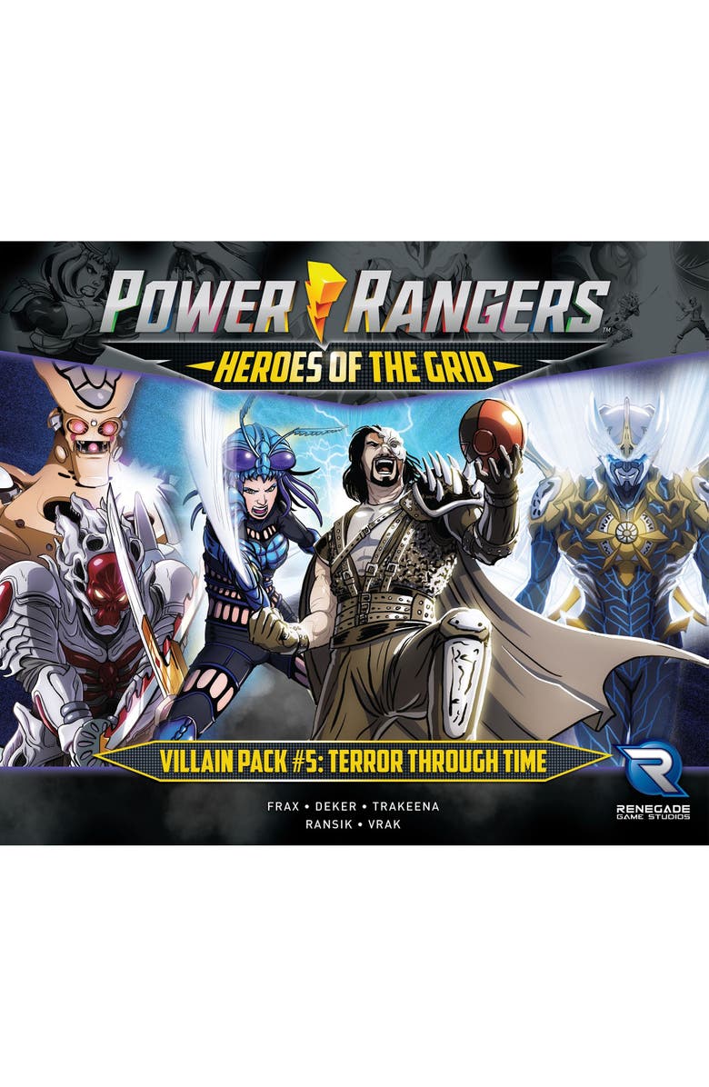 Renegade Game Studios Power Rangers Heroes of The Grid Villain Pack #5, Ages 14+, Alternate, color, Multicolored
