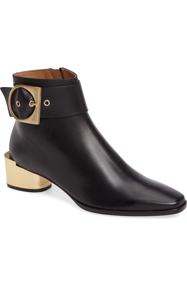 Calvin Klein Andrina Buckle Bootie, Main, color,