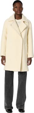 GERARD DAREL Maiwenn Bouclé Mid-Length Coat
