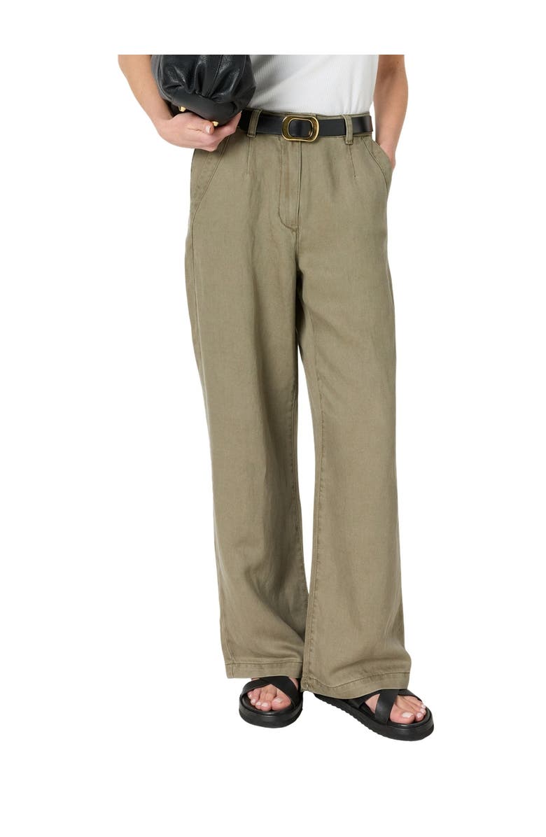 GERARD DAREL Azilia Wide Leg Pants, Main, color, Khaki Green