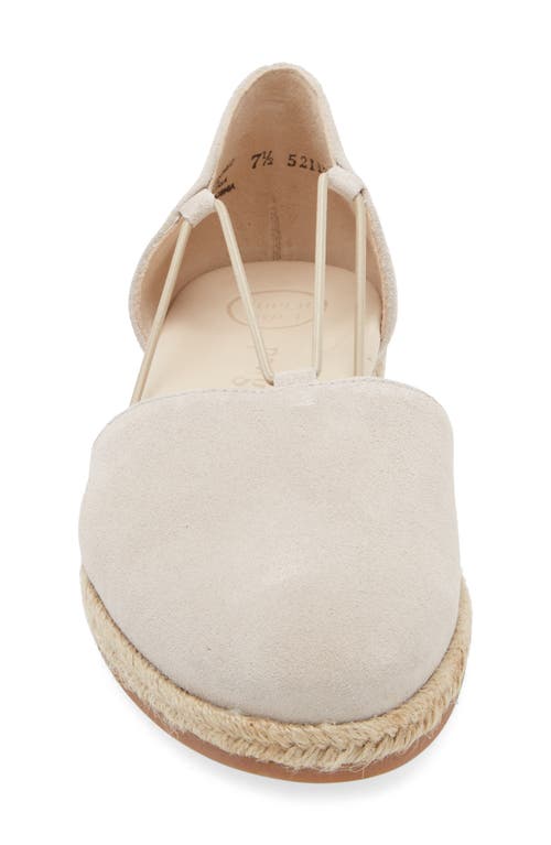 Paul Green Alegra Flat In Linen Soft Suede