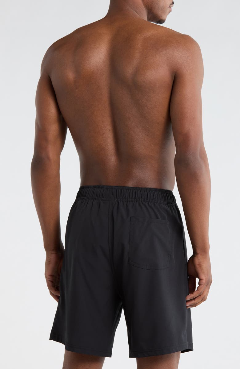 Champion Solid Volley Swim Shorts, Alternate, color, Black