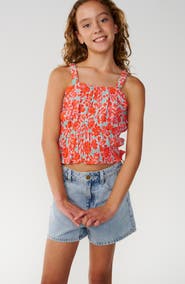 Rip Curl Kids' Sunshine Square Smocked Tank Top