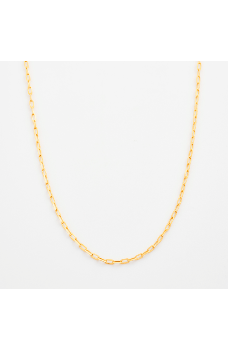 7879 Cable Chain Necklace, Main, color, Gold
