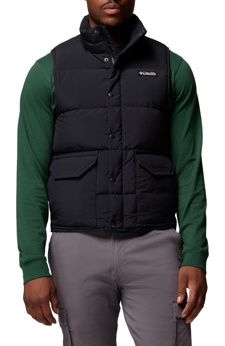 Columbia Wallowa Down Puffer Vest, Main, color, Black