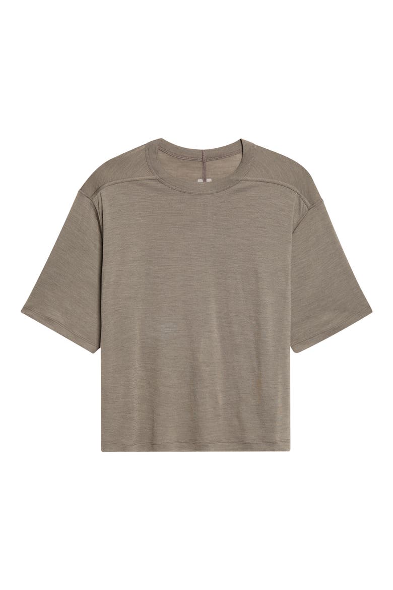Brad Cropped Wool T-Shirt, Alternate, color, DUST
