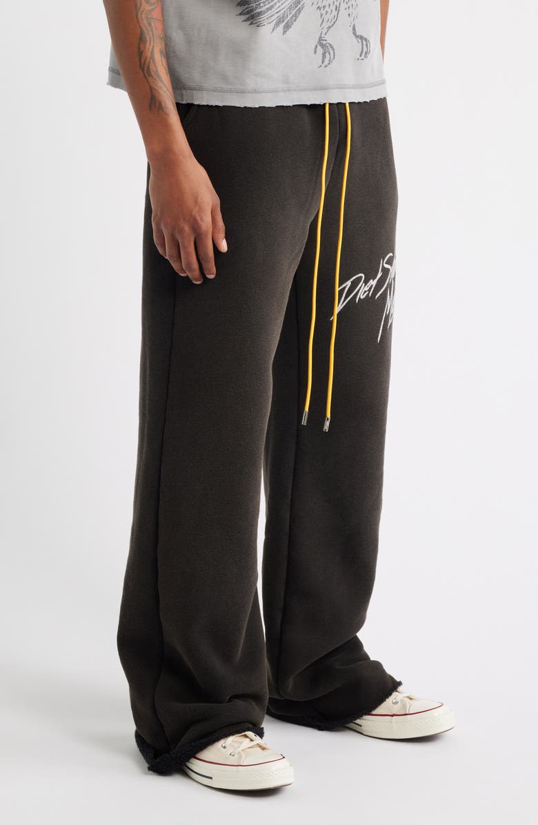 DIET STARTS MONDAY Marker Sweatpants, Alternate, color, Black