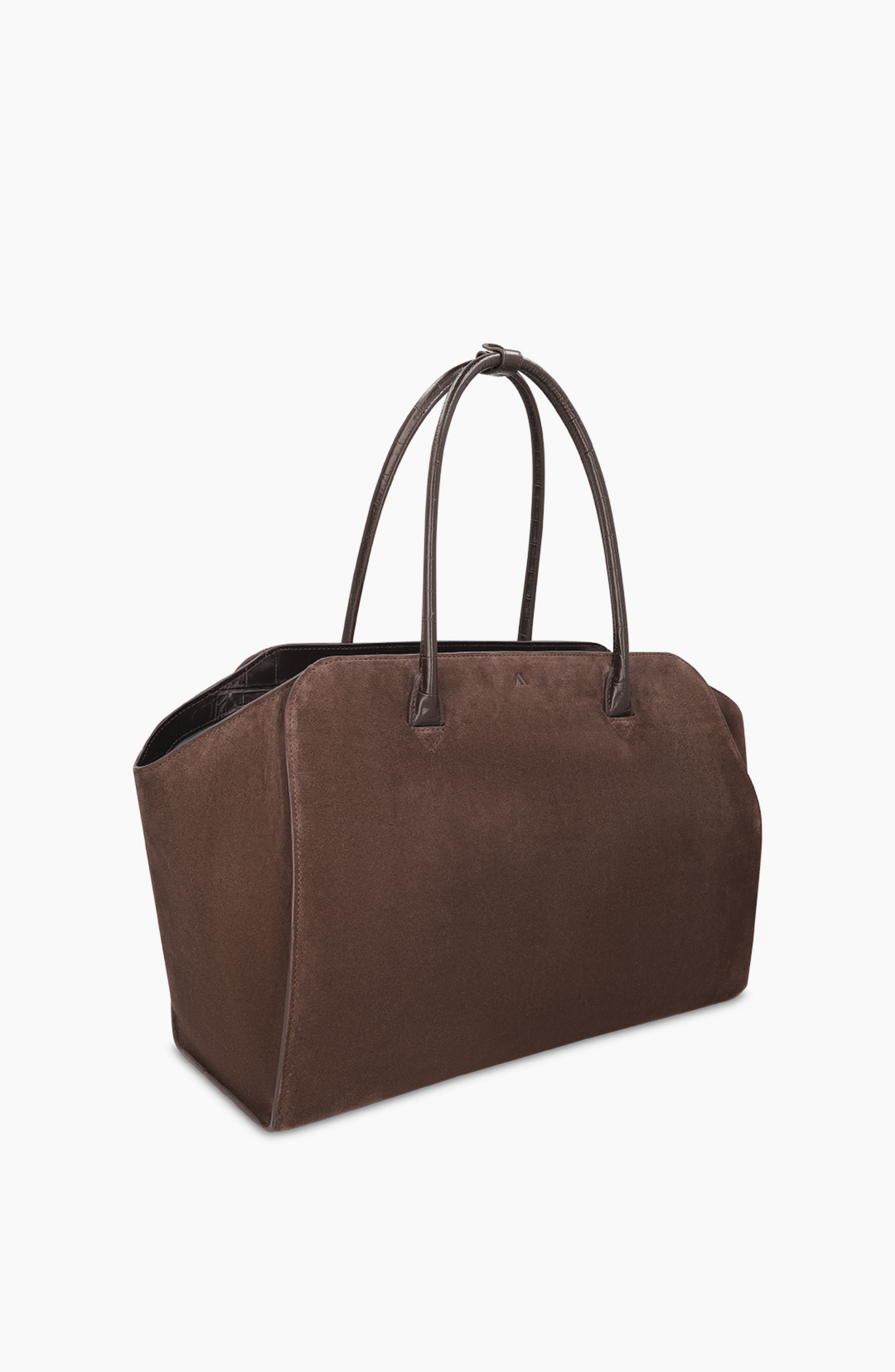 Voyager Leather Tote Bag - Suede Espresso, Alternate, color, Suede Espresso