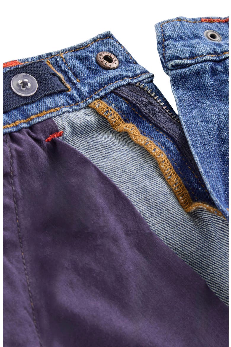 Kids' Vertical Stripe Carpenter Shorts, Alternate, color, SHADOW STRIPE