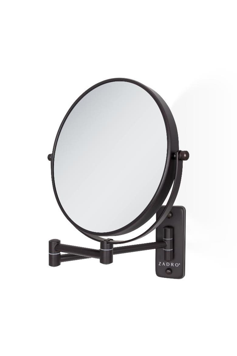 Wall Mounted Makeup Mirror with 8X/1X Magnifications, Main, color, Oil-Rubbed Bronze