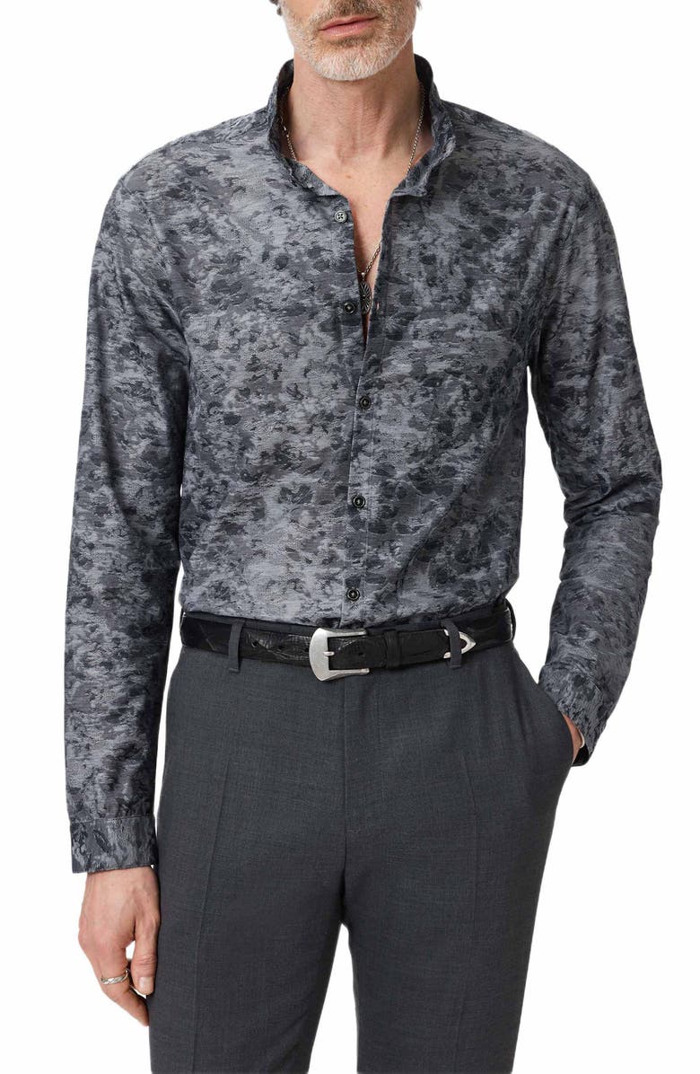 John Varvatos Vistra Cotton Button-Up Shirt, Main, color, 