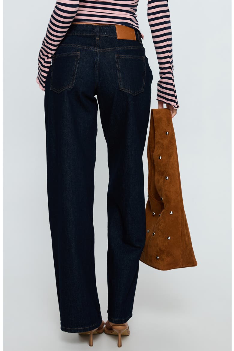 Ellanor Low Rise Straight Leg Jeans, Alternate, color, INDIGO BLUE