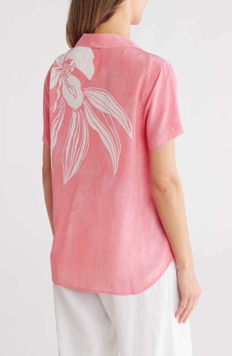 Tommy Bahama Hidden Grove Talulla Silk Camp Shirt, Alternate, color,