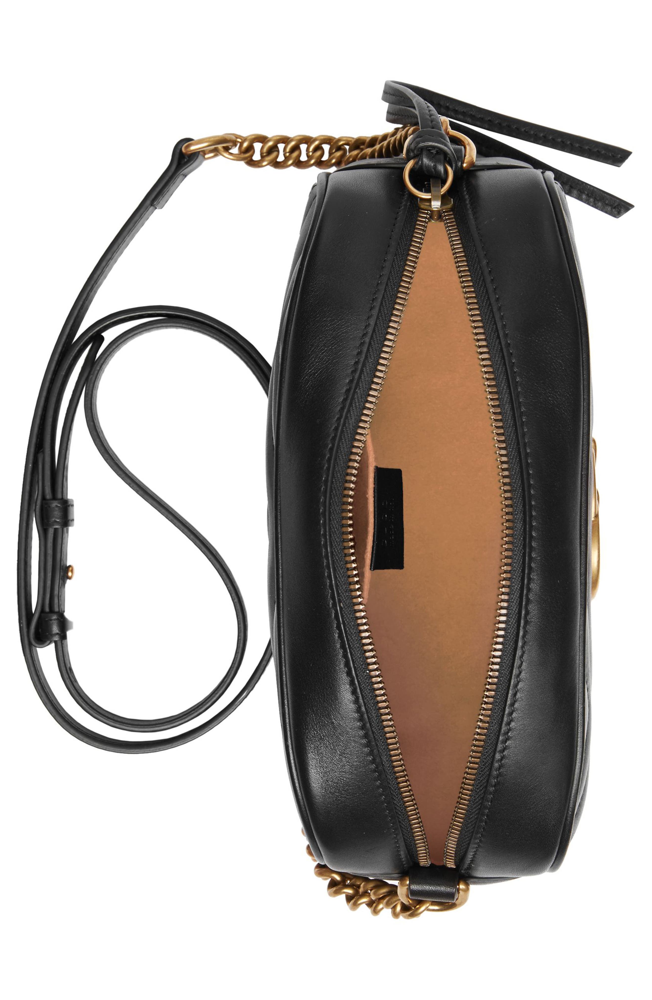 Gucci Small GG 2.0 Matelassé Leather Camera Bag, Alternate, color, 