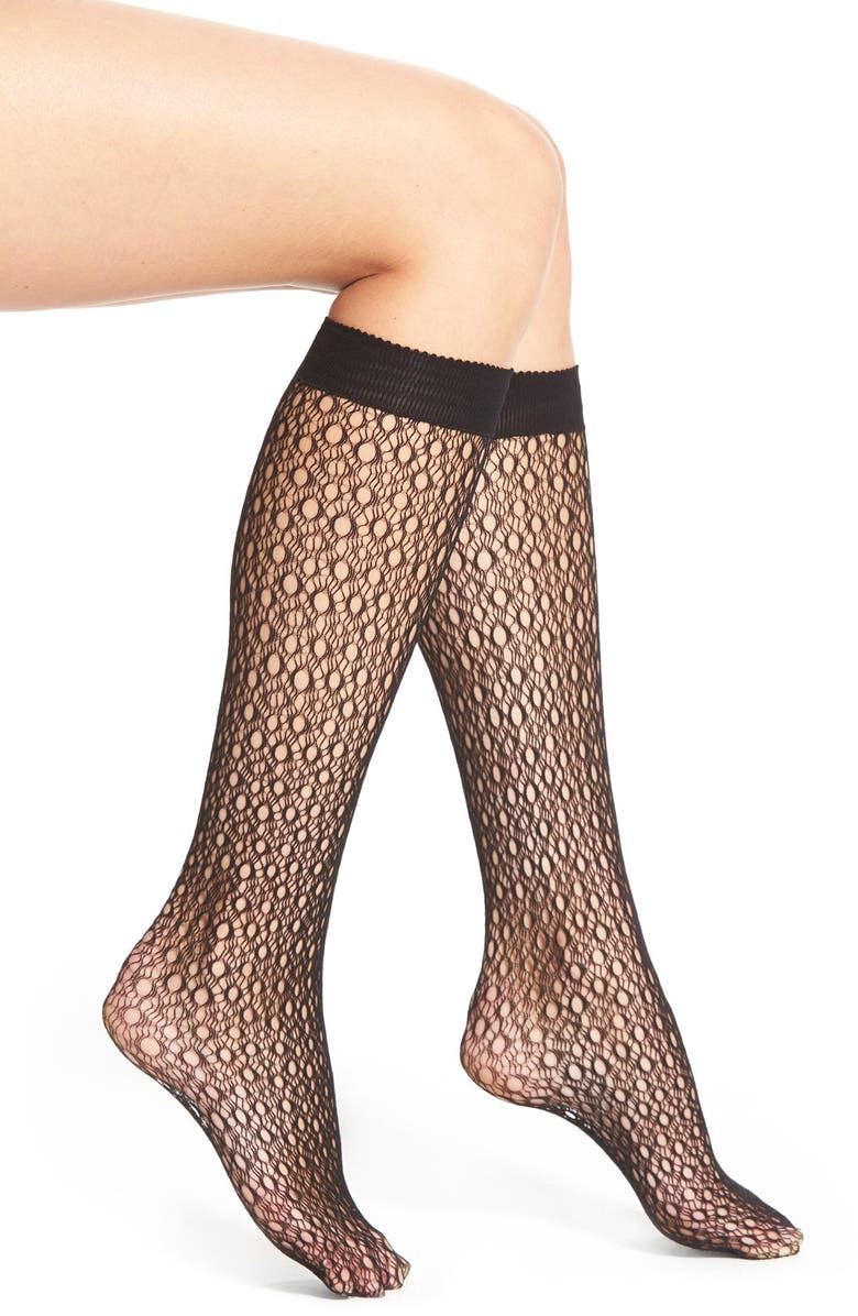 Chelsea28 Open Weave Knee Socks, Main, color,