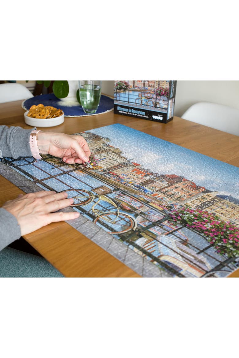 Afternoon in Amsterdam City 1000 Piece Jigsaw Puzzle, Alternate, color, Multi-Color