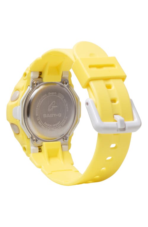 G-shock Women's Japanese Quartz Yellow Resin Watch, 42.6mm In Yellow
