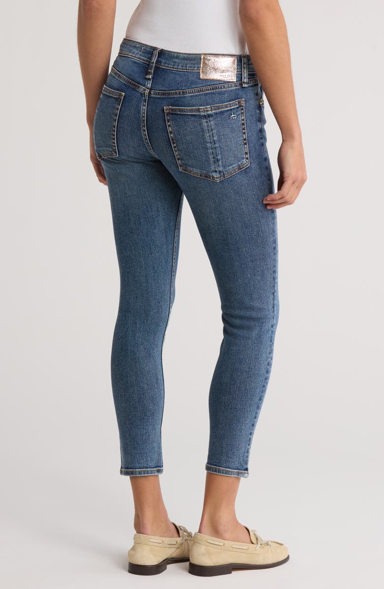 rag & bone Cate Mid Rise Skinny Jeans, Alternate, color,