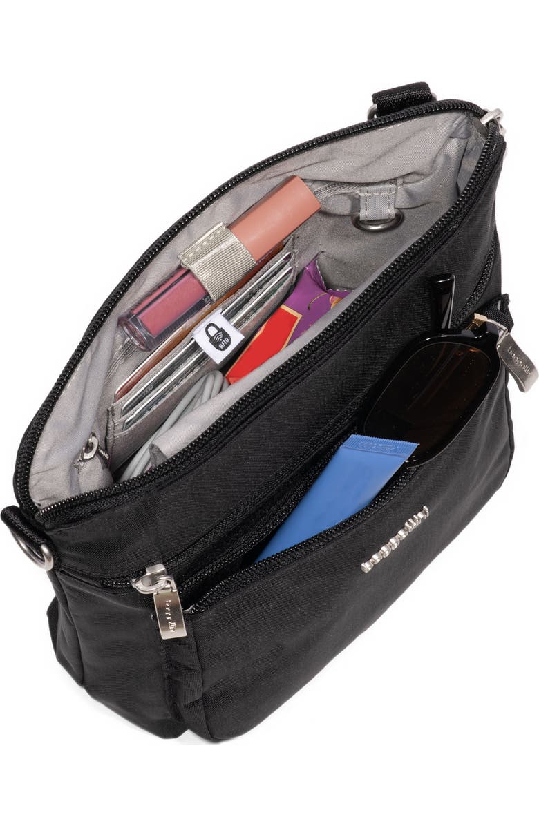 BAGGALLINI Modern Pocket Crossbody EMF Blocking Pocket, Alternate, color, Black