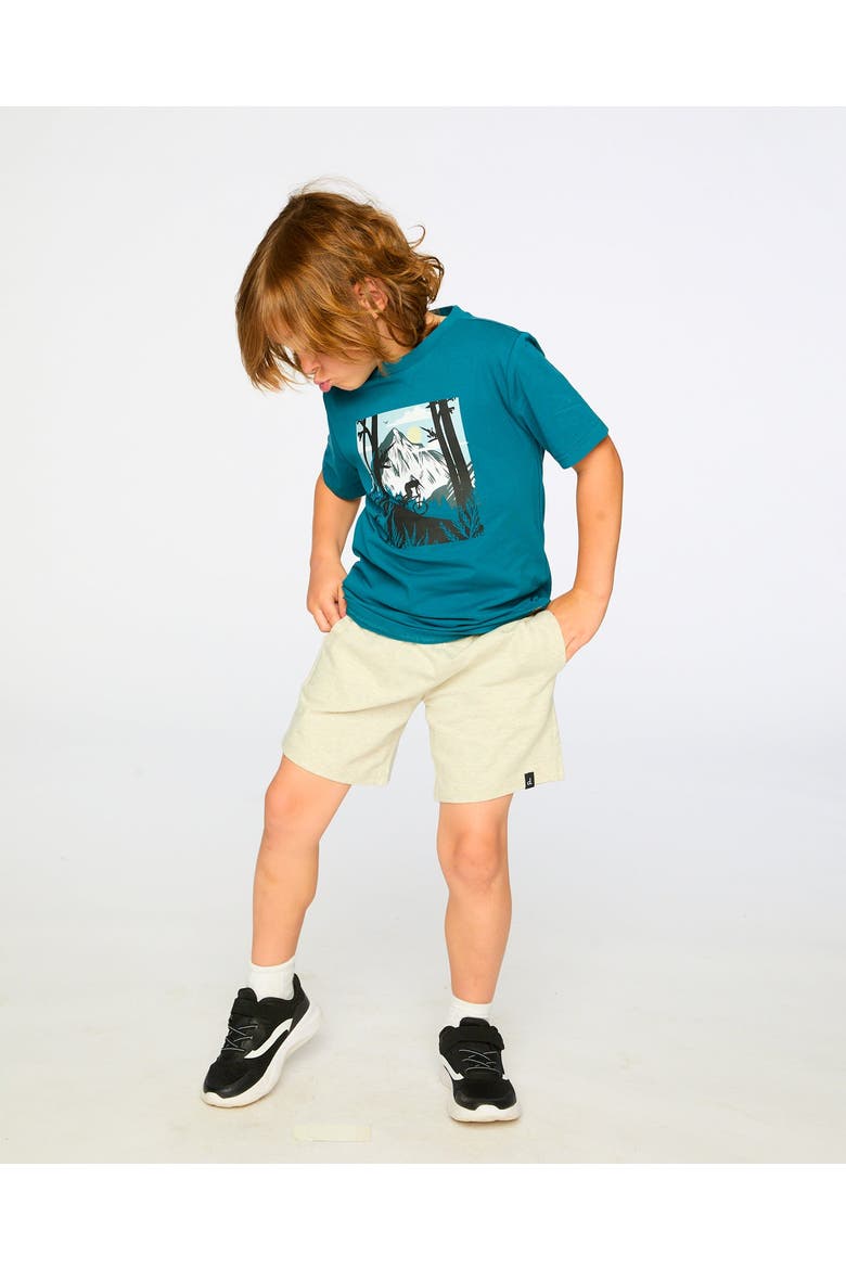 Organic Cotton Jersey Mountain Biker T-Shirt, Alternate, color, Atlantic Green