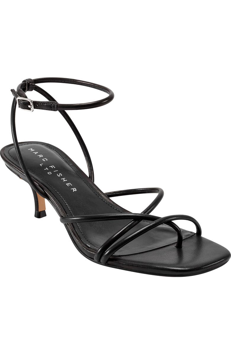 Marc Fisher LTD Ballen Strappy Sandal, Main, color, Blk01