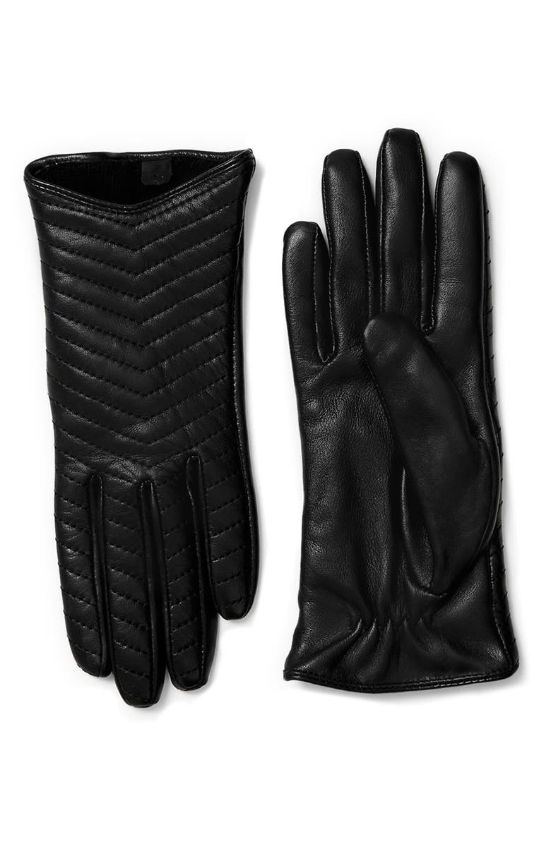Mackage Cano Lambskin Leather Tech Gloves, Main, color,