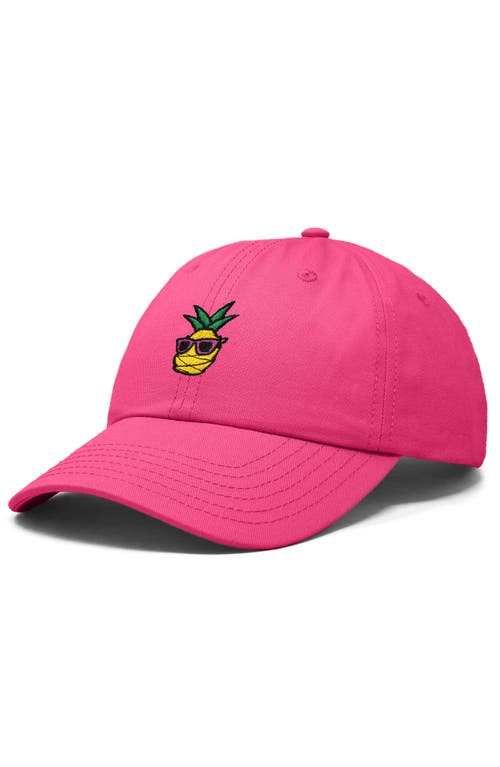 DALIX DALIX PINEAPPLE EMBROIDERED DAD HAT 