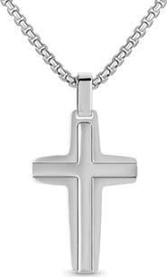 EDFORCE Men's Cross Pendant Necklace