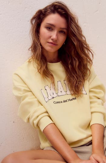 Bouclé Amalfi Graphic Sweatshirt