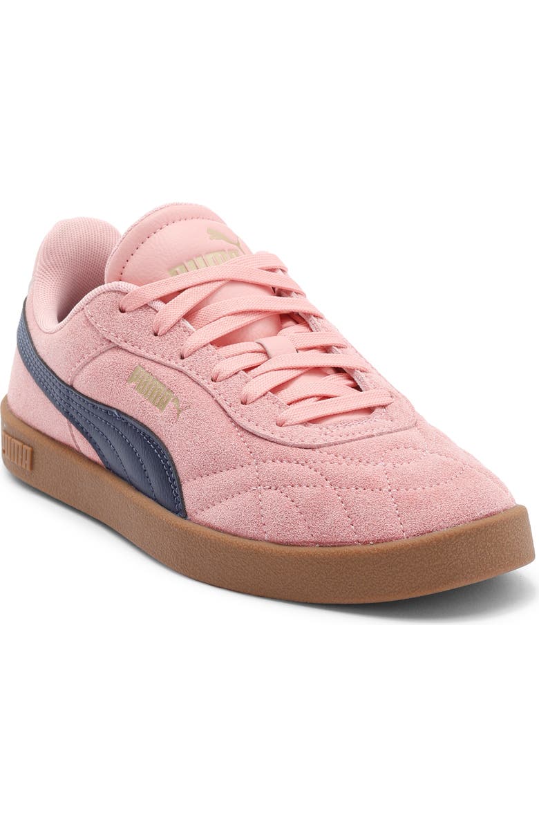 PUMA Club II Indoor Sneaker, Main, color, Rosy Outlook/ Puma Navy