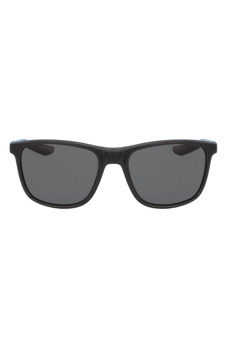 Nike Essential Endeavor Wraparound Sunglasses, Main, color, Black
