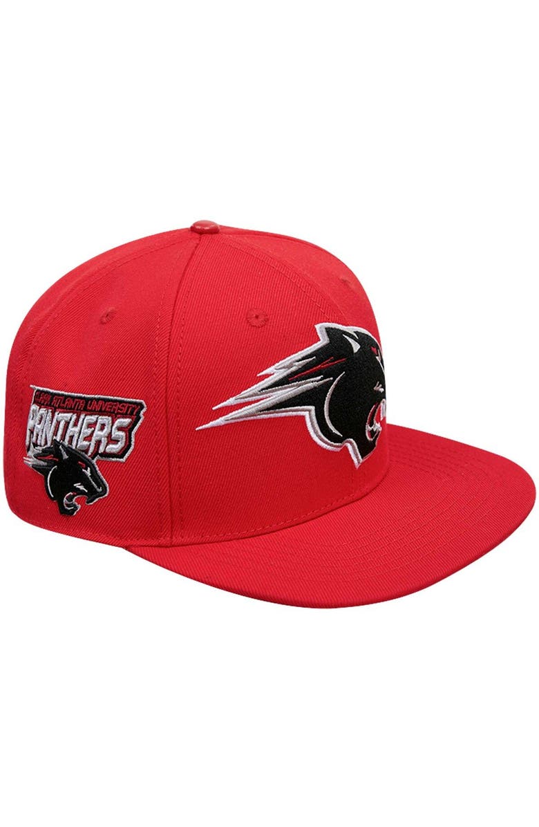 PRO STANDARD Men's Pro Standard  Red Clark Atlanta University Panthers Evergreen Mascot Snapback Hat, Main, color, Red