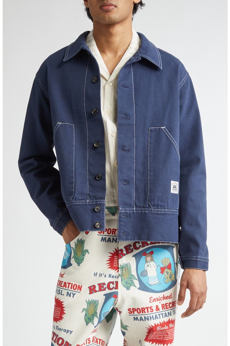 Knolly Brook Side Tab Jacket, Main, color, DARK NAVY