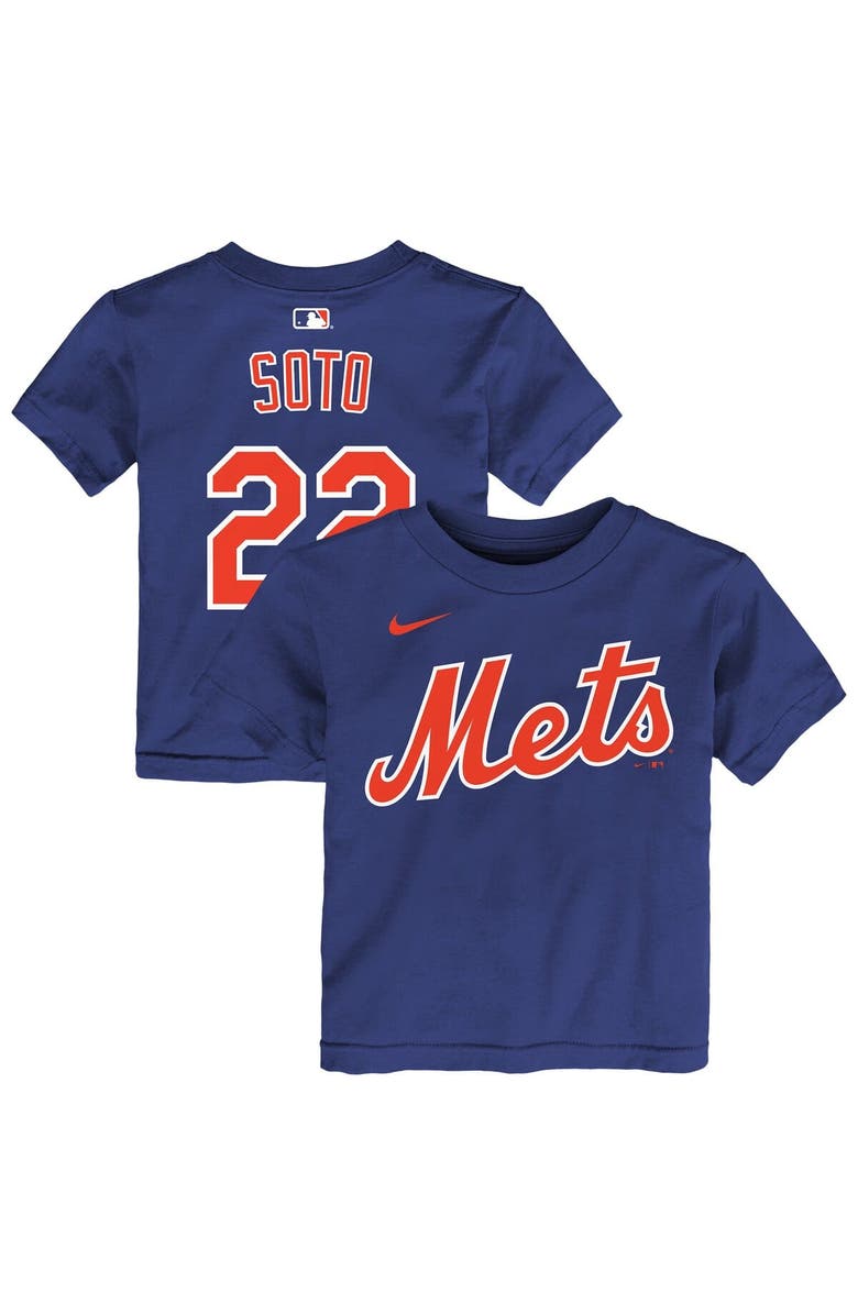 Nike Toddler Juan Soto Royal New York Mets Name & Number T-Shirt, Main, color, Royal