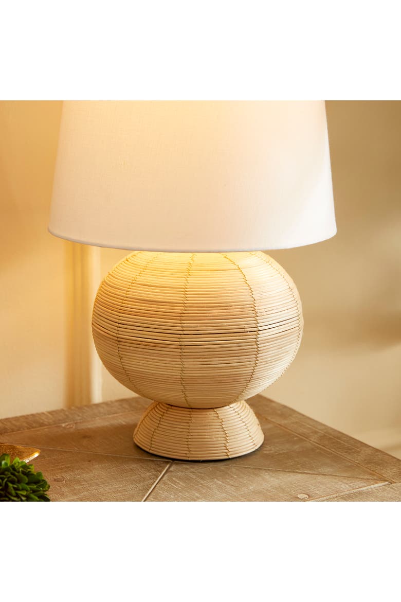 Maye Hourglass Lamp, Alternate, color, Brown