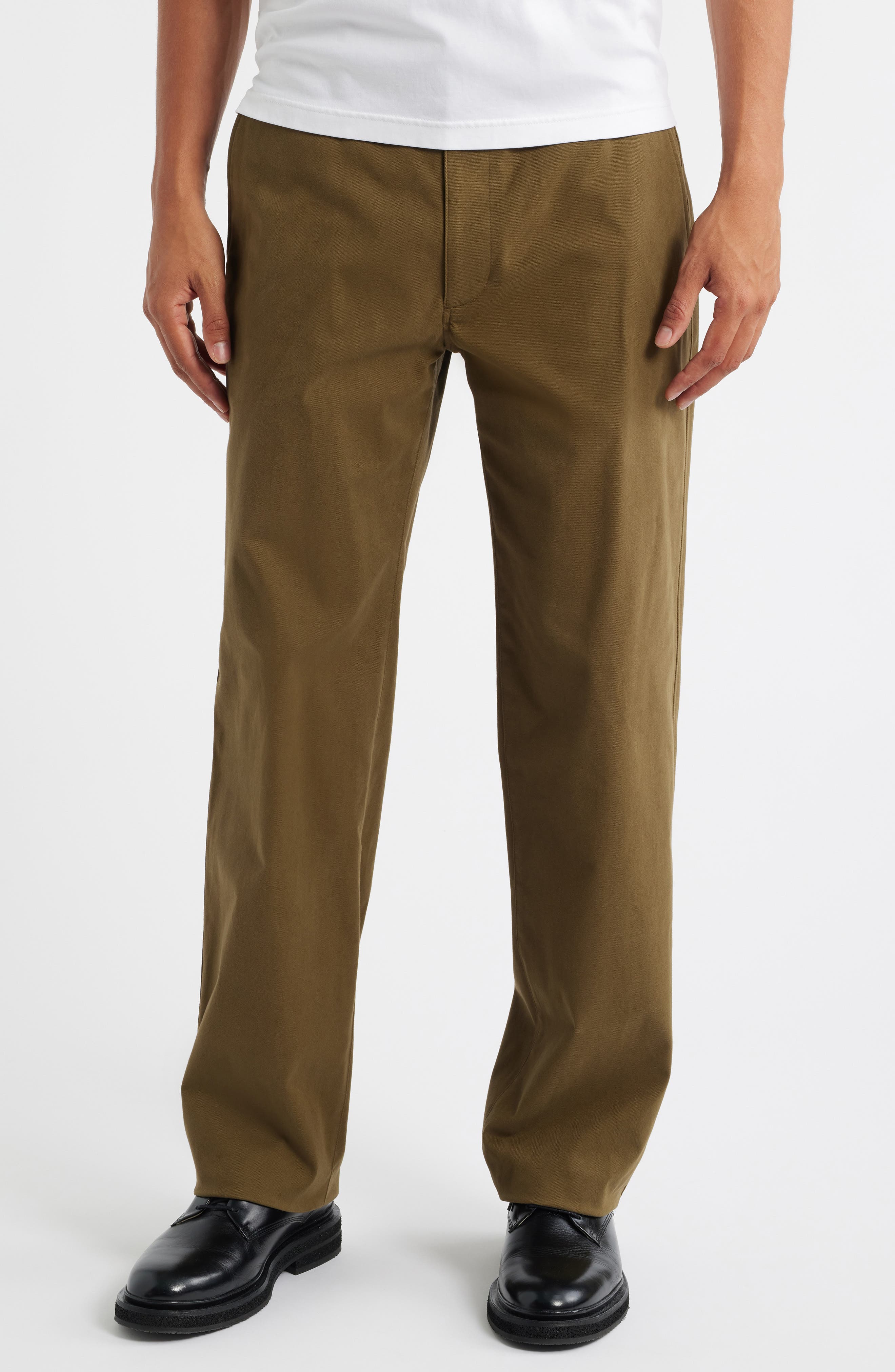 Theory Brushed Stretch Cotton Chinos