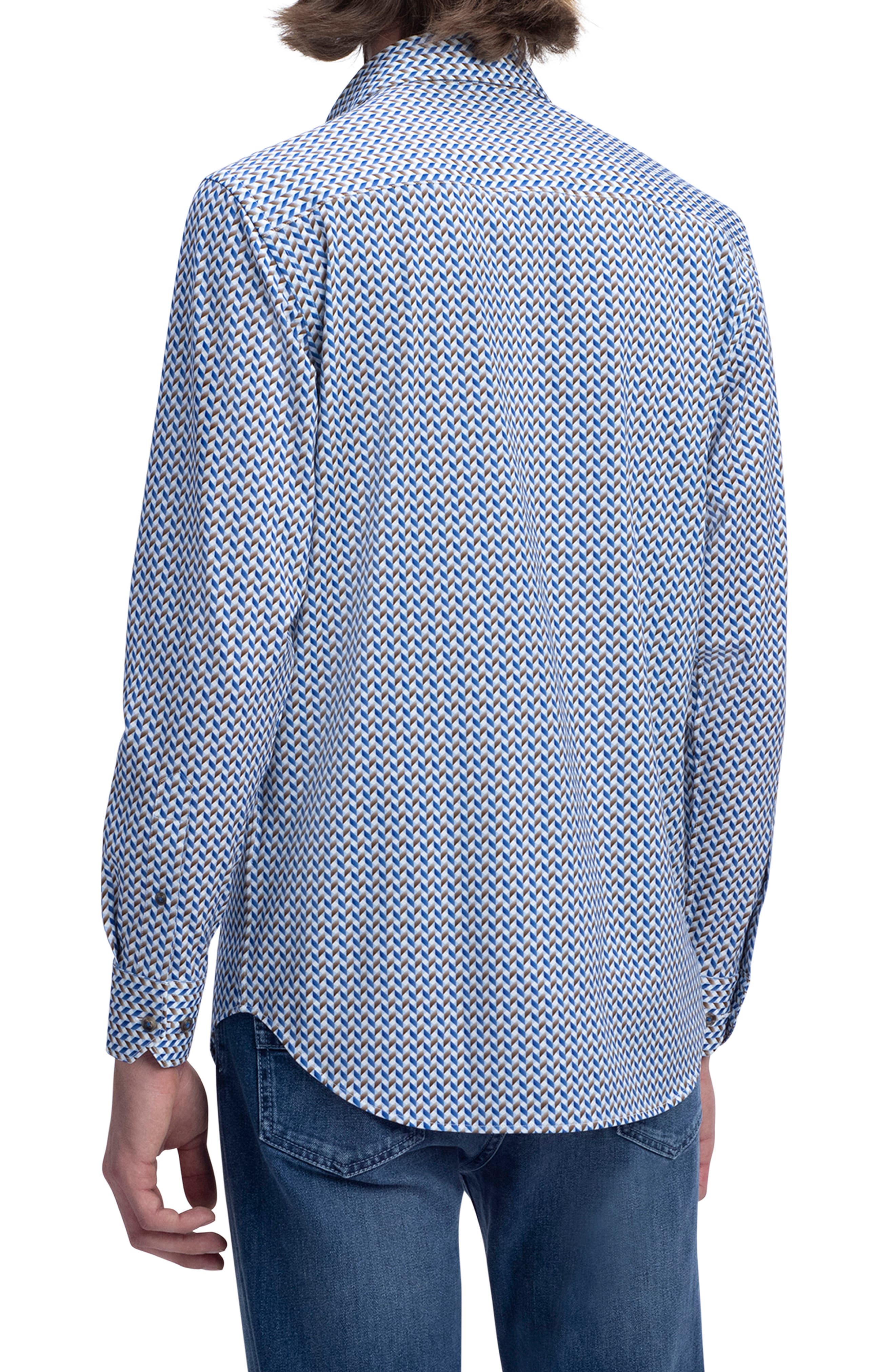 Bugatchi 8-Way Comfort Stretch Button-Down Shirt (Men) | Nordstromrack