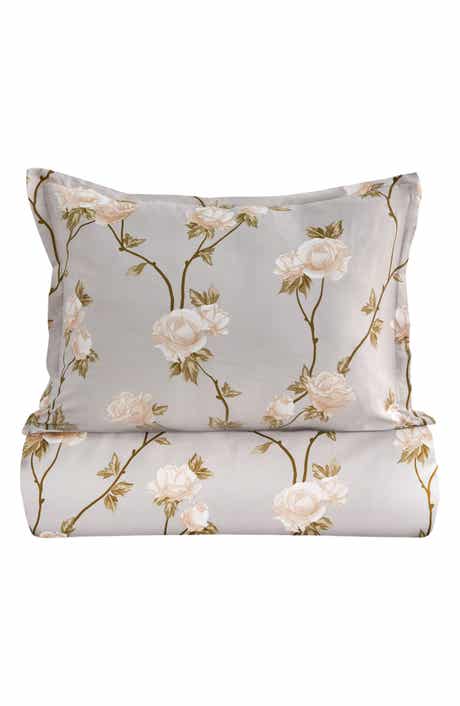 MELANGE HOME Rose 400 Thread Count Cotton Duvet Set