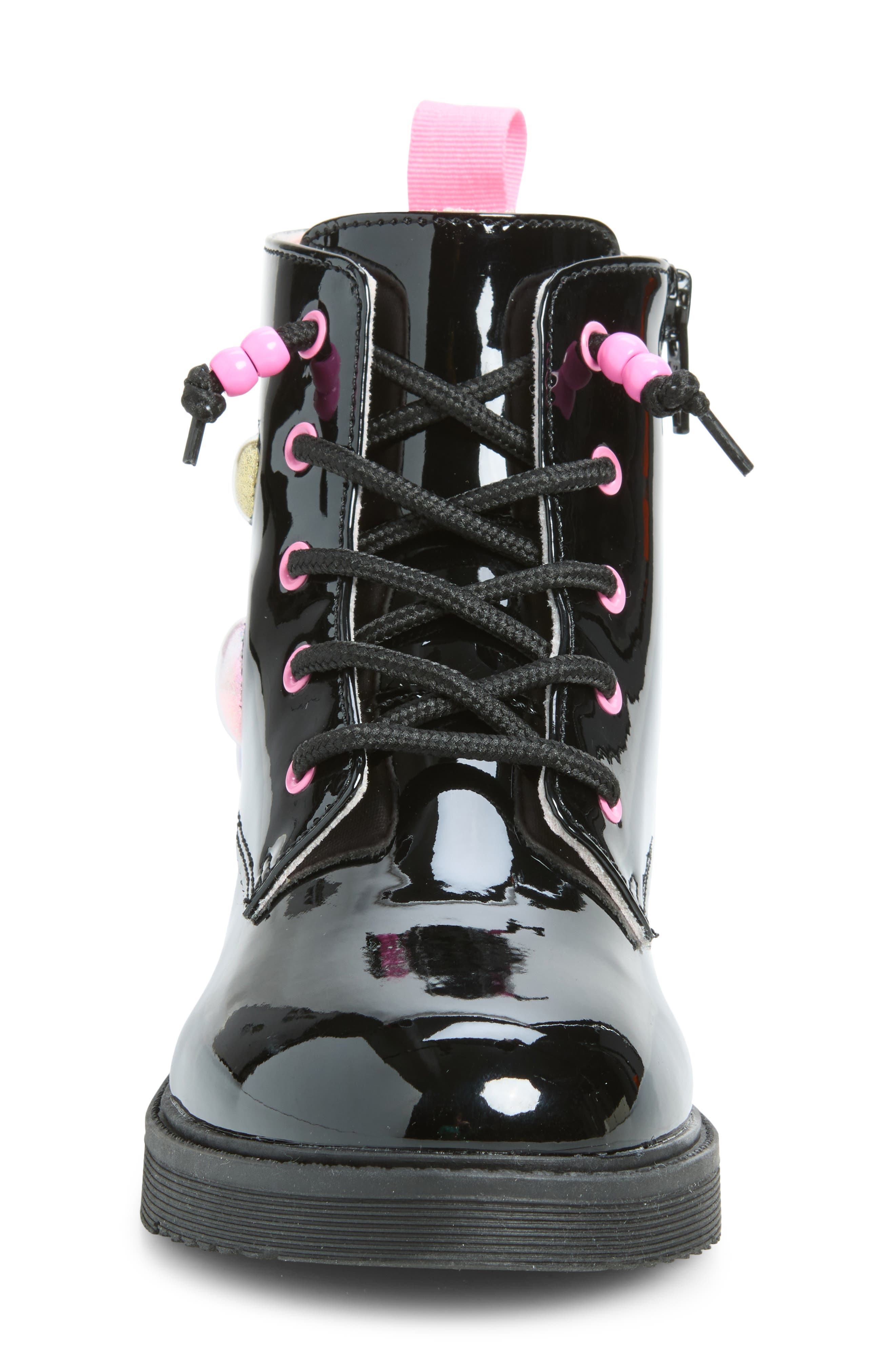 Kids' Palmer Combat Boot, Alternate, color, BLACK MULTI