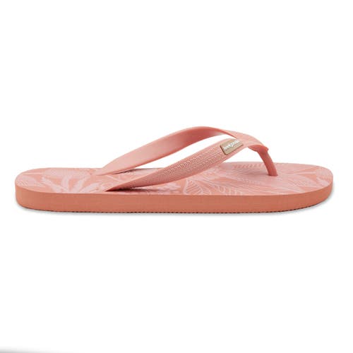 Feelgoodz Classicz Coastal Natural Rubber Flip-flop Thong Sandals In Red