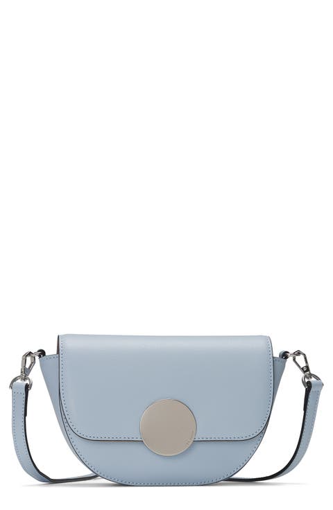 Lottie Leather Saddle Crossbody Bag