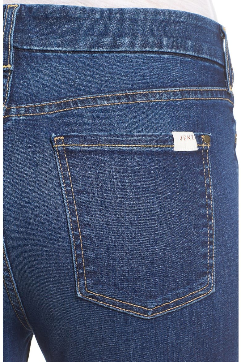 Stretch Slim Straight Leg Jeans, Alternate, color, RICHE TOUCH CLASSIC MEDIUM