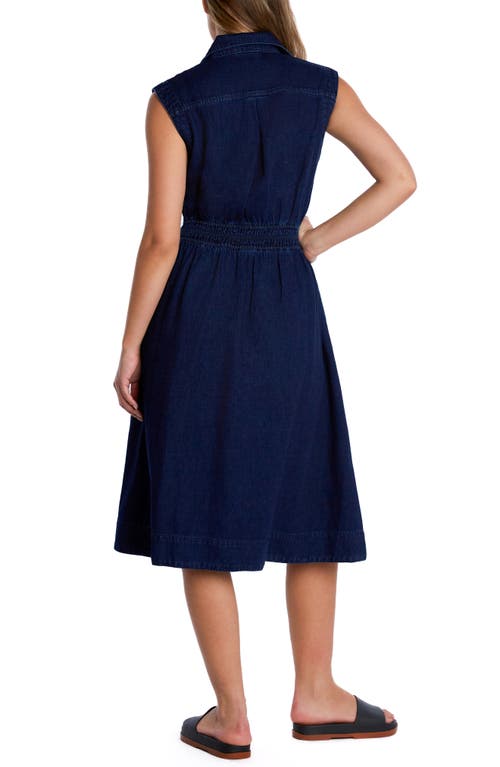 Wash Lab Denim Adeline Denim A-line Dress In Adeline Blue