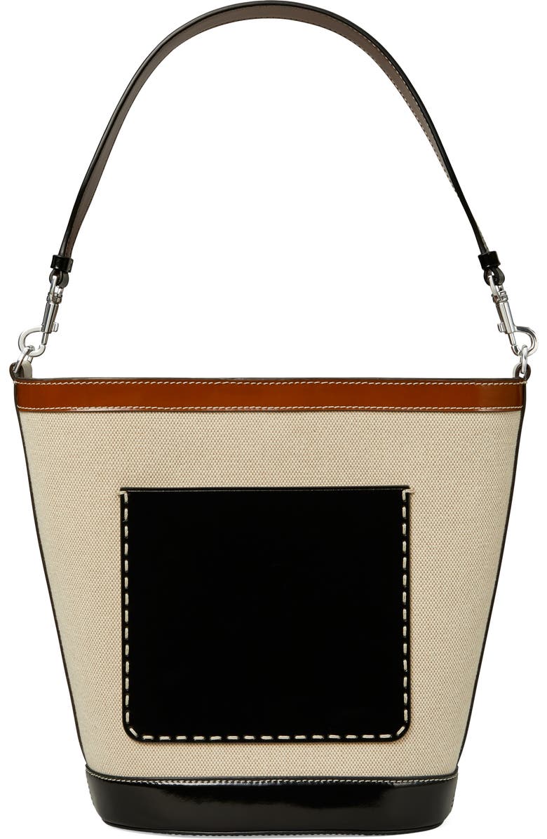 Tory Burch McGraw Canvas Bucket Bag, Alternate, color,