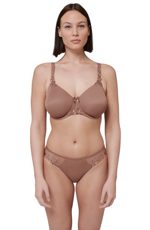 Simone Perele Andora Underwire Minimizer Bra In Brown