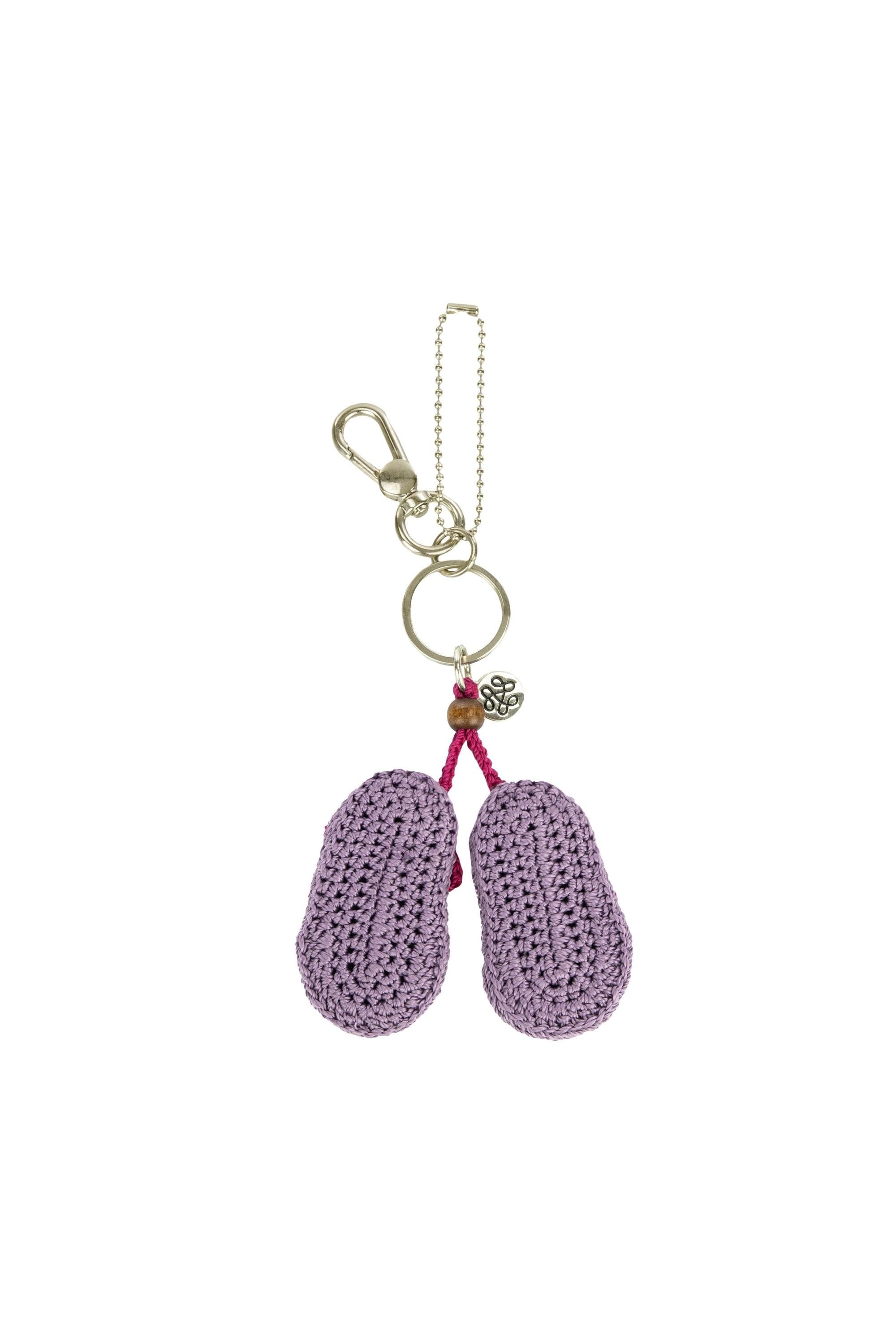 The Sak Yarnicharnz Hand Crochet Dangle - Flip Flop, Alternate, color, Flip Flop