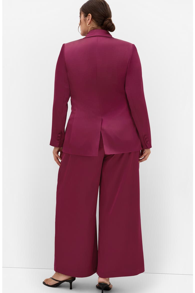 Rylie Palazzo Wide Leg Pants, Alternate, color, POMEGRANATE
