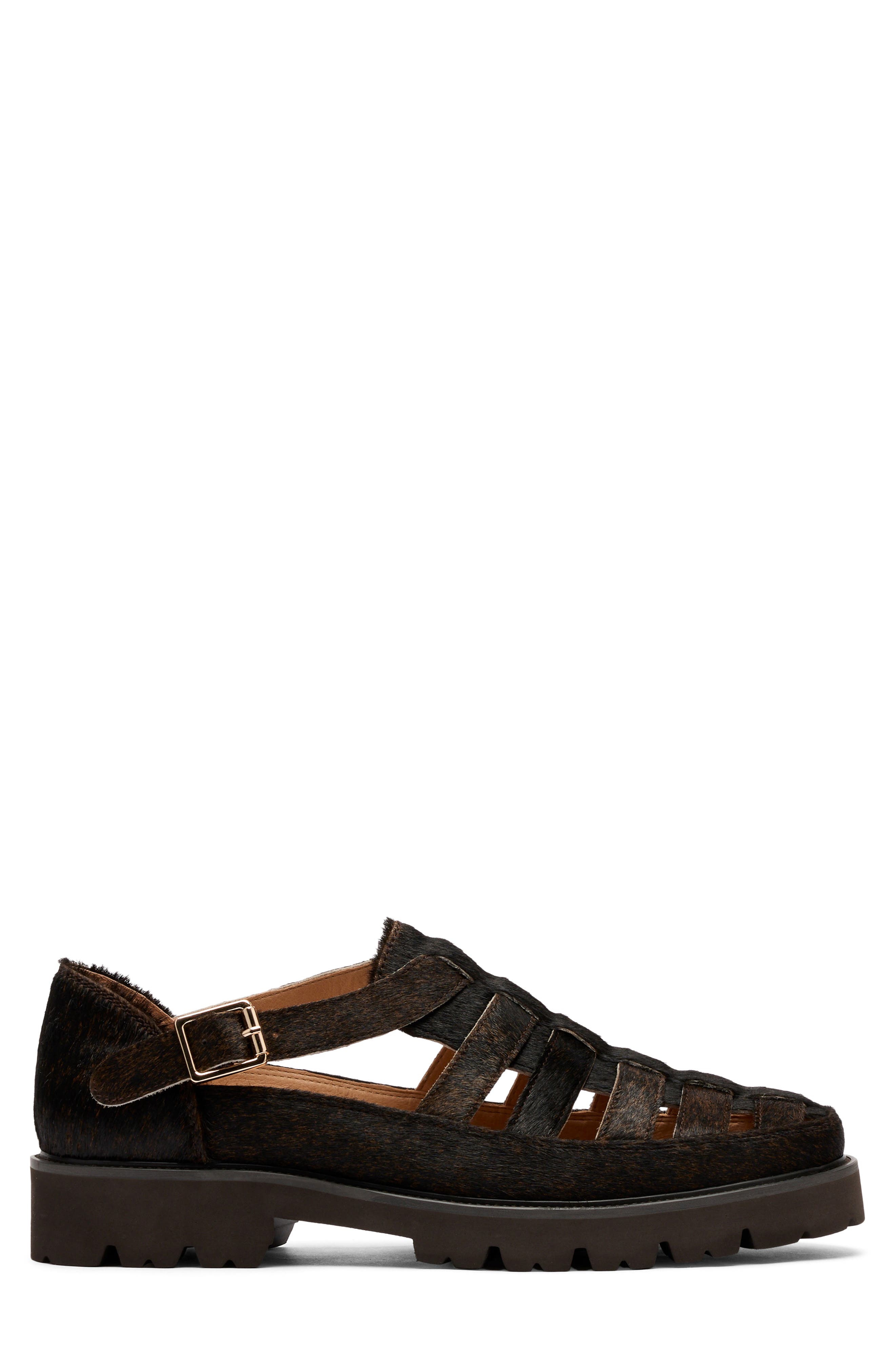 MARC NOLAN Magellan Fisherman Sandal, Alternate, color, Brown Horse